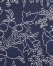 Floral Jacquard Silk Pocket Square, Navy, swatch